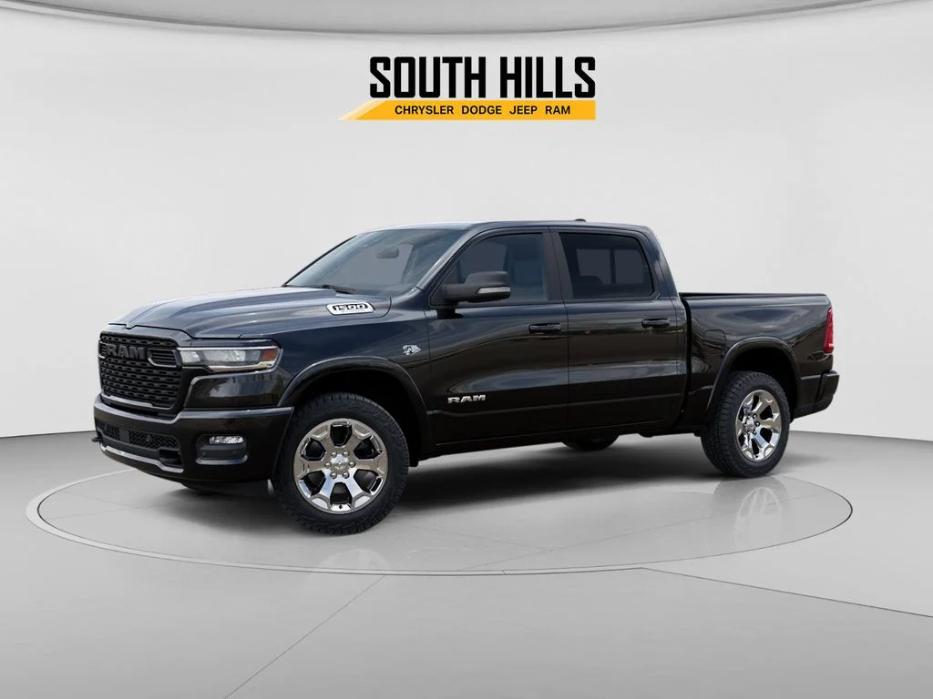 New 2026 Diamond Black Crystal Pearl-Coat Exterior Paint RAM Big Horn/Lone Star image 2