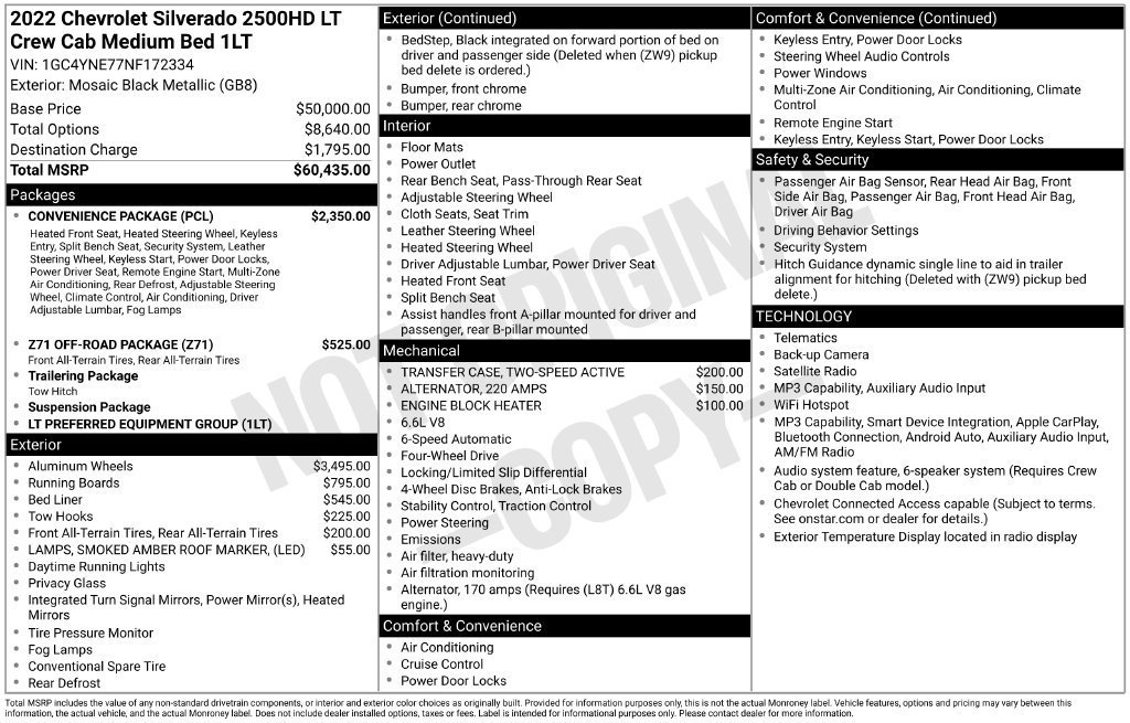 2022 Chevrolet Silverado 2500HD