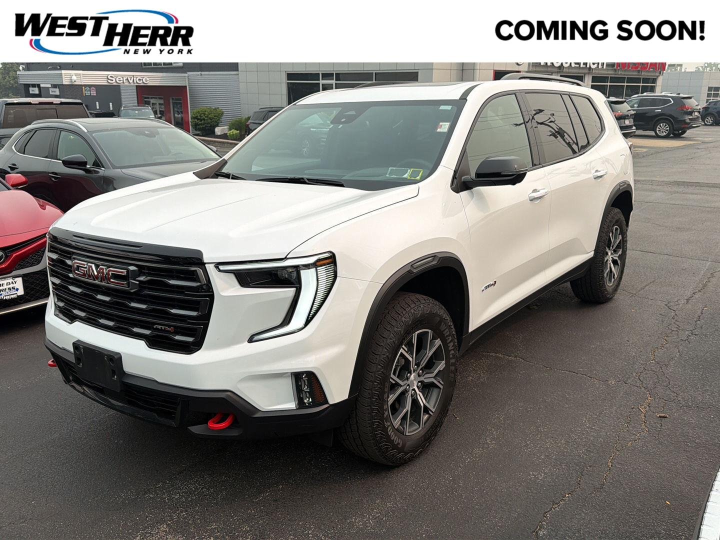 Used 2025 Summit White GMC AWD AT4 image 1