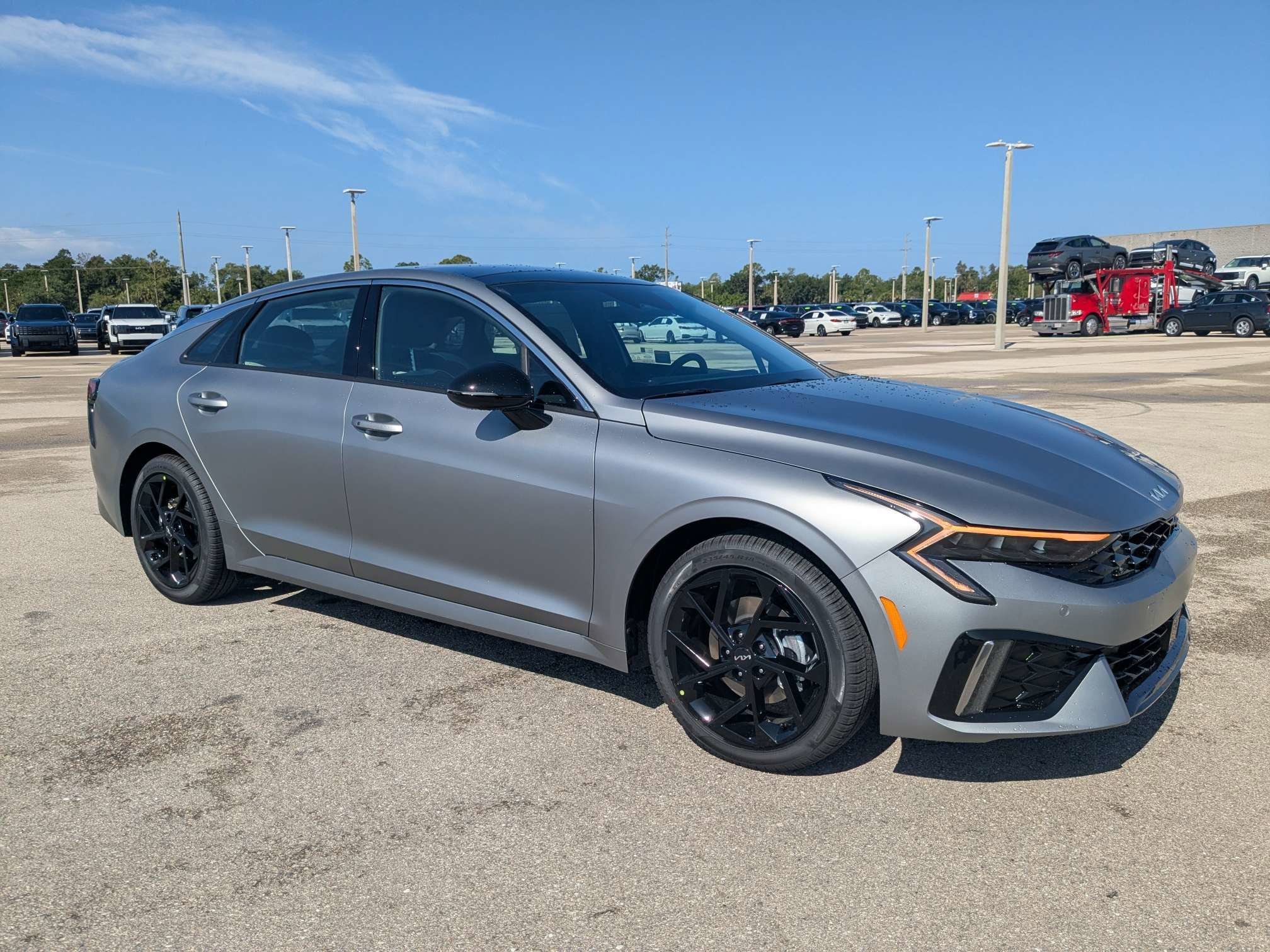New 2026 Steel Matte Gray Kia GT-Line FWD image 2