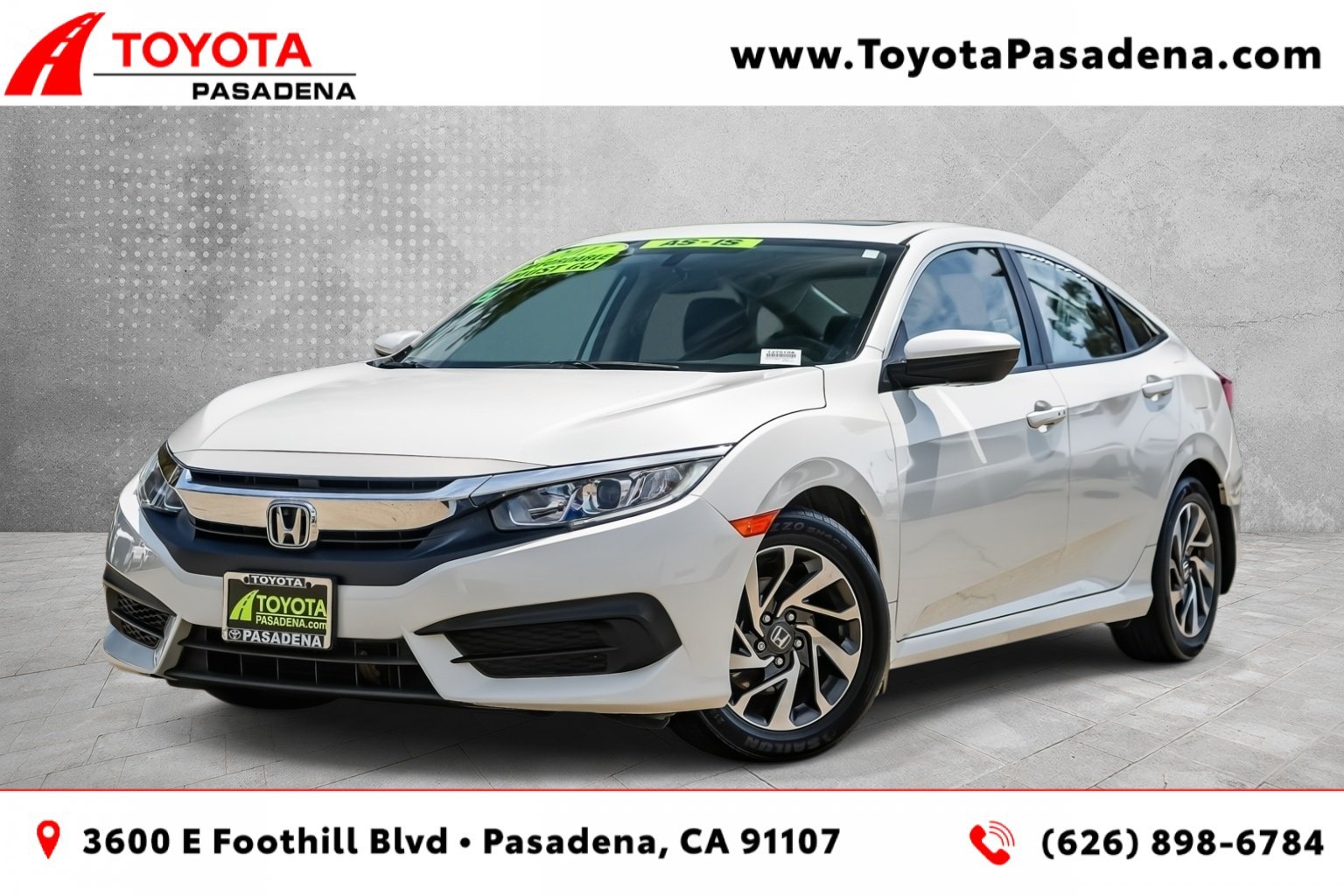 Used 2017 White Honda EX image 1