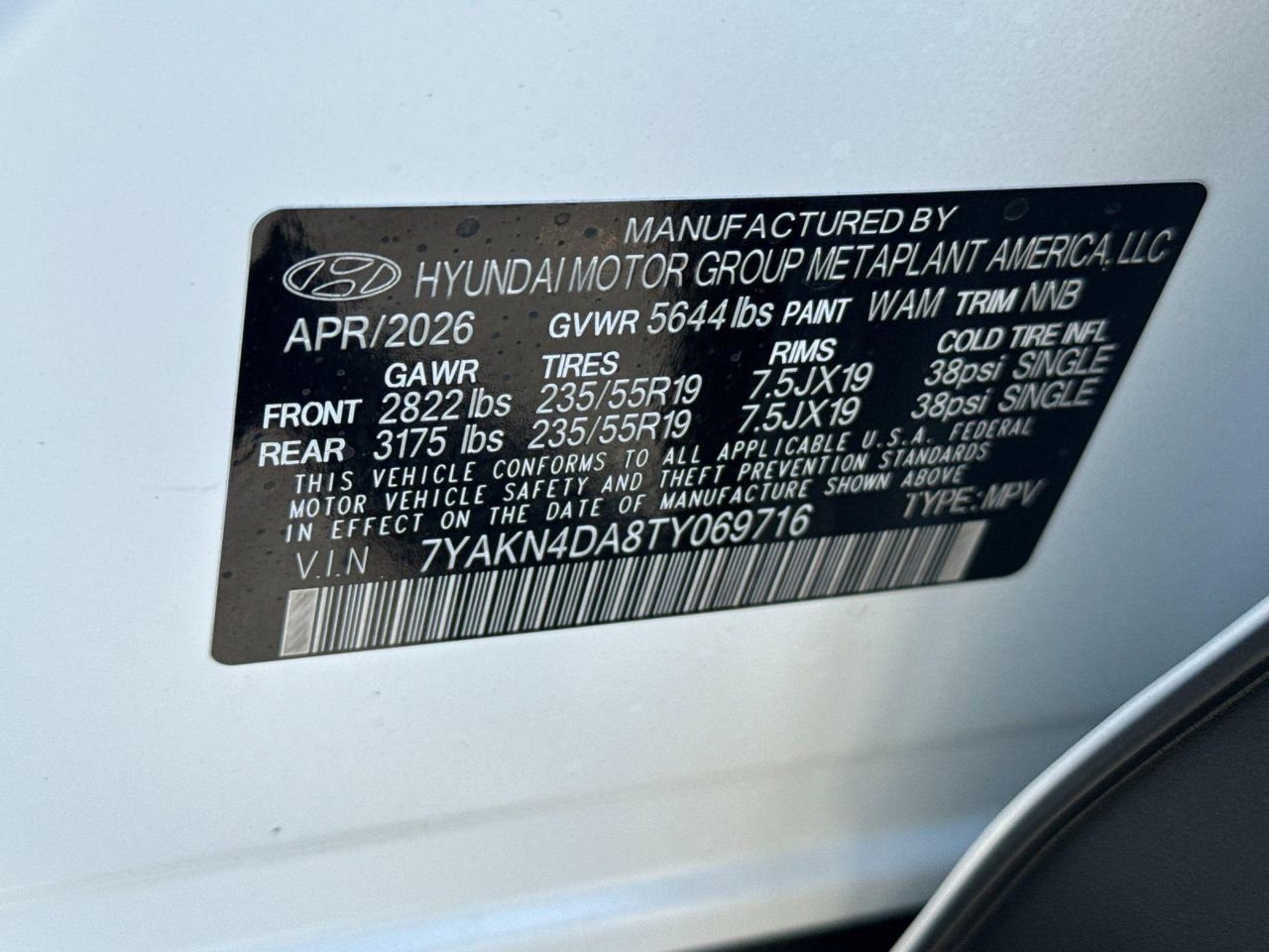 New 2026 White Hyundai SEL image 26