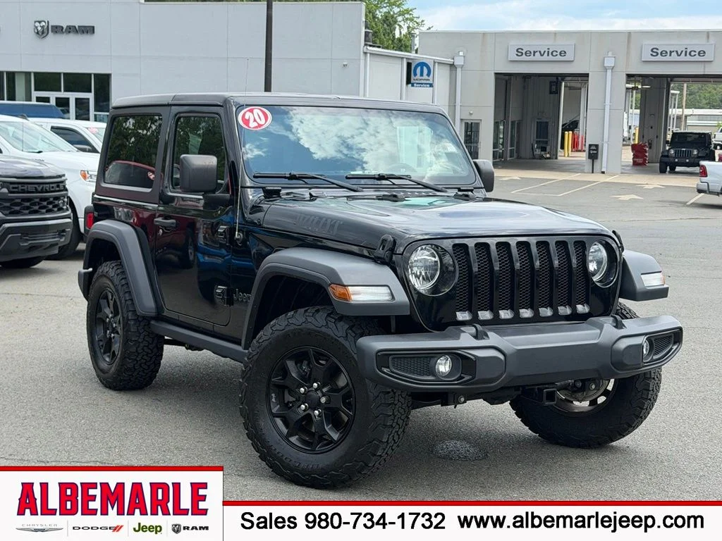 Used 2020 Black Jeep Sport image 1