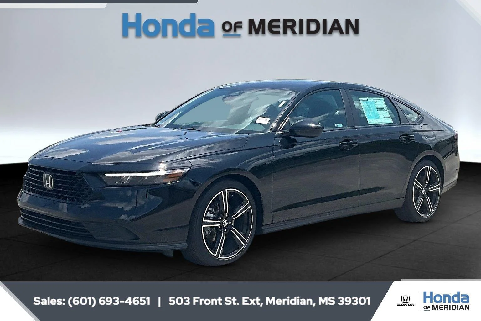 New 2026 Crystal Black Pearl Honda Sport Hybrid image 2