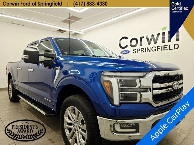 Certified Used 2024 Atlas Blue Metallic Ford Lariat image 7