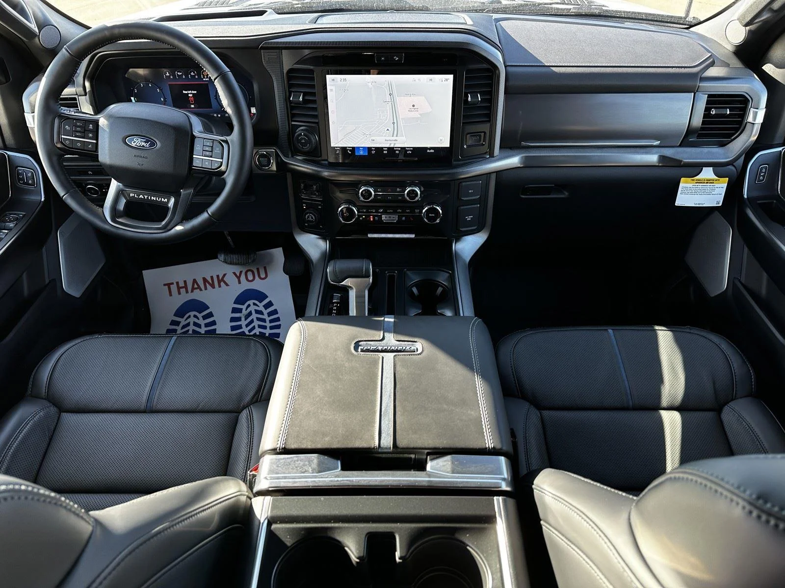 New 2025 Star White Metallic Tri-Coat Ford Platinum image 14