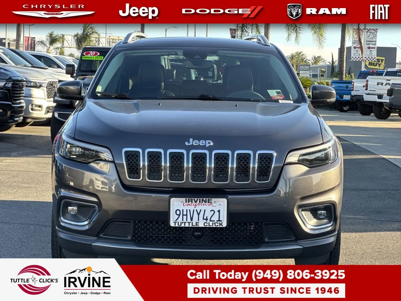 Used 2020 Granite Crystal Metallic Clearcoat Jeep Limited image 11