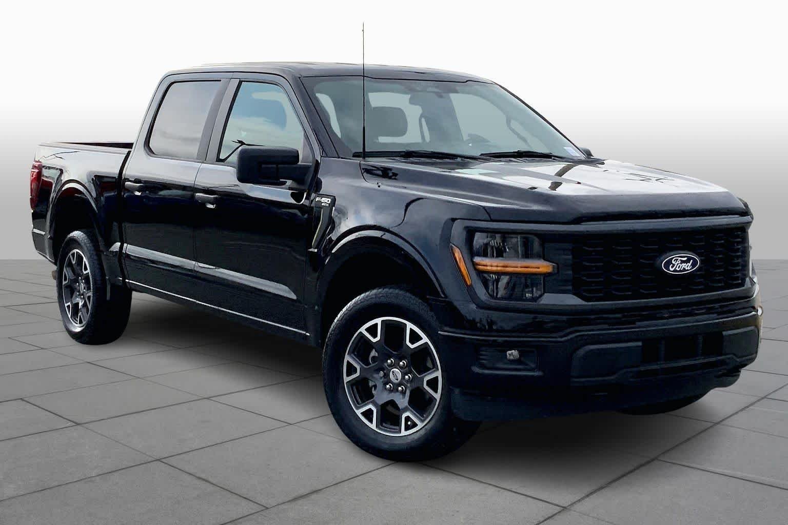 Used 2025 Agate Black Metallic Ford STX image 4
