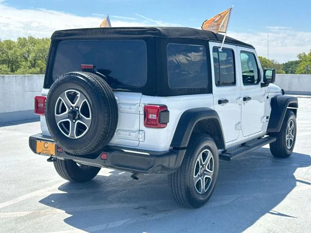 Used 2022 White Jeep Unlimited Sport S image 7