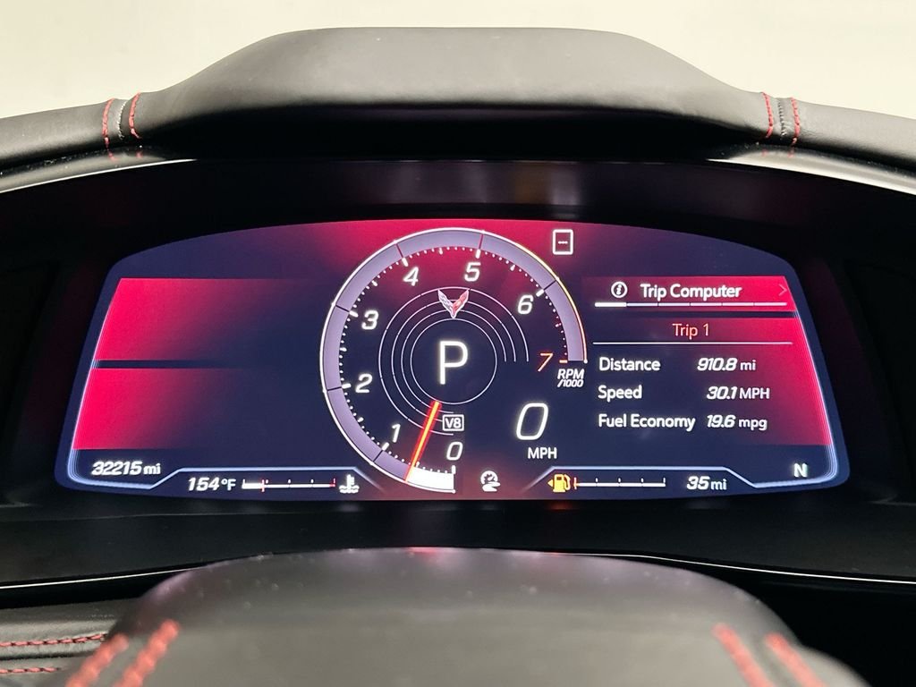 Used 2020 Ceramic White Chevrolet Stingray image 28