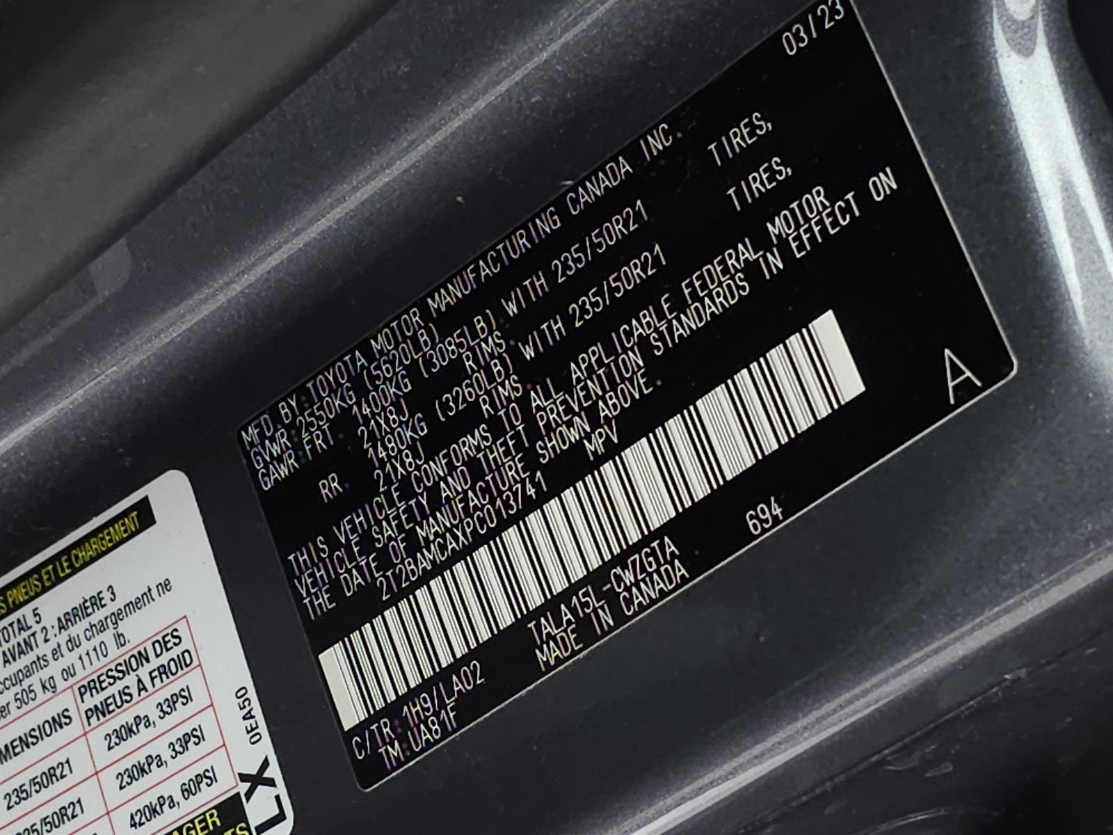 Certified Used 2023 Gray Lexus LUXURY image 35