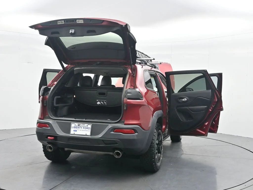 Used 2016 Deep Cherry Red Crystal Pearlcoat Jeep Trailhawk image 44