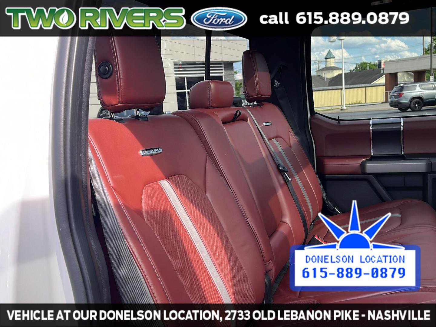 Used 2018 White Platinum Tri-Coat Metallic Ford Platinum image 45
