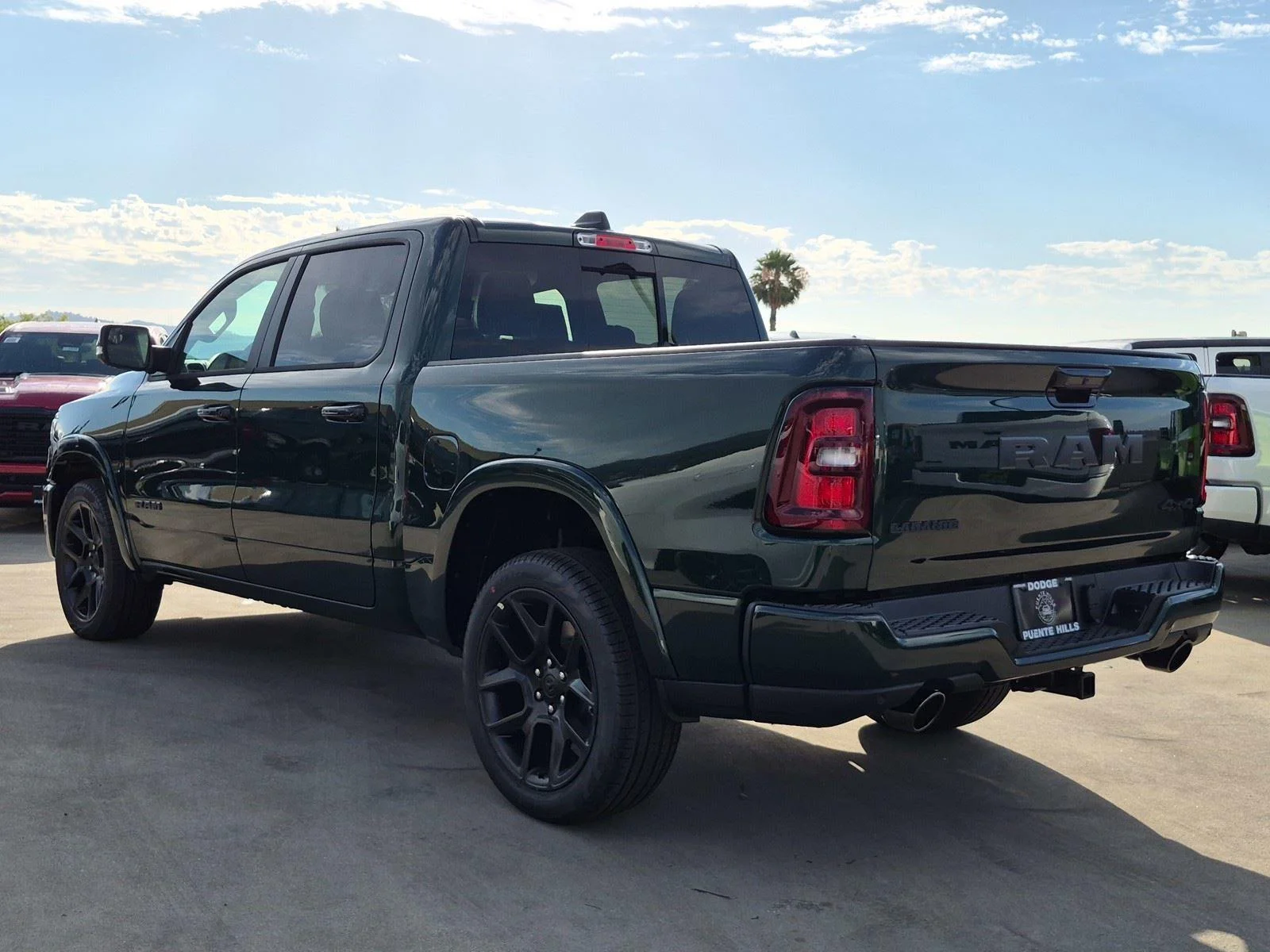 New 2026 Serrano-Green Metallic Exterior Paint RAM Laramie image 4