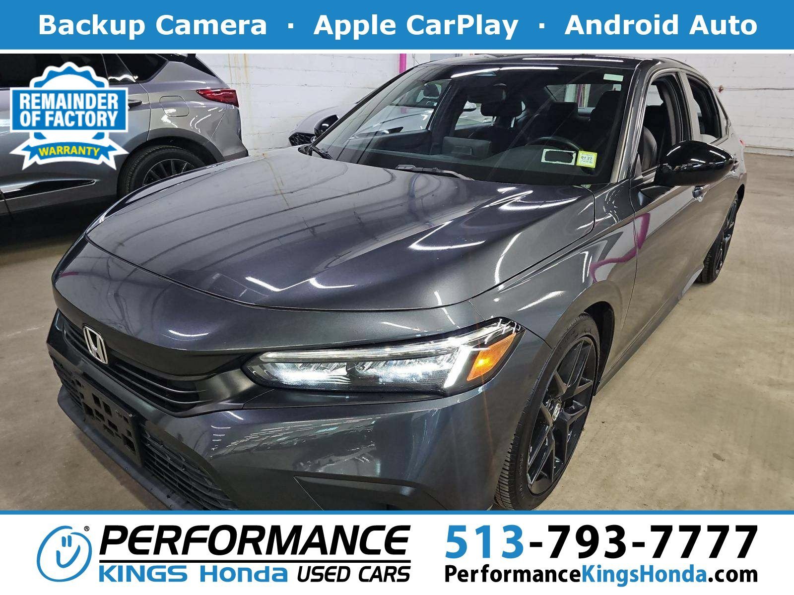 Used 2024 Meteorite Gray Metallic Honda Sport image 1