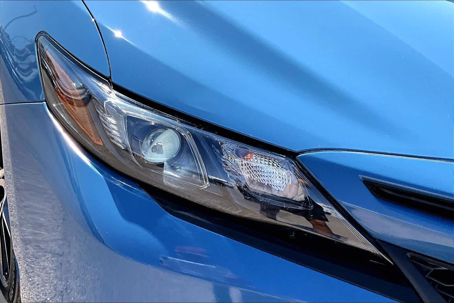 Used 2023 Cavalry Blue Toyota SE image 36