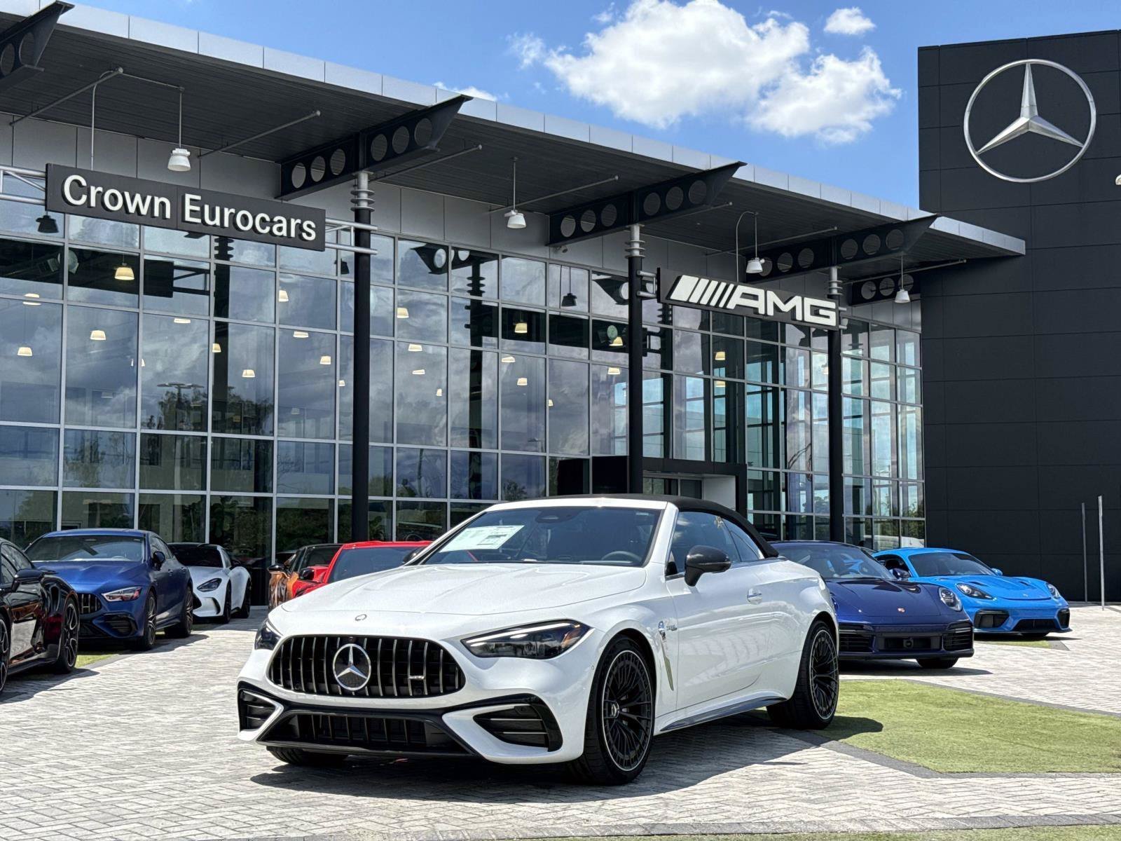 New 2027 Moonlight White Mercedes-Benz AMG®  53 4MATIC+ Cabriolet image 1