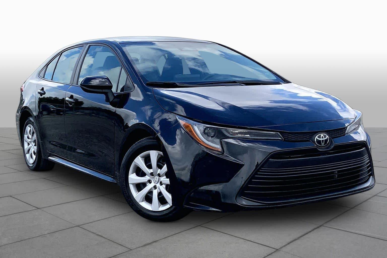 Used 2024 Midnight Black Metallic Toyota LE image 3