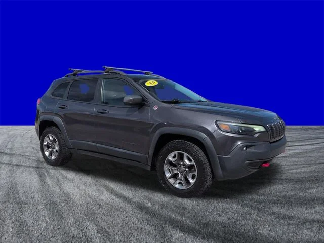 Used 2019 Granite Crystal Clearcoat Metallic Jeep Trailhawk image 2