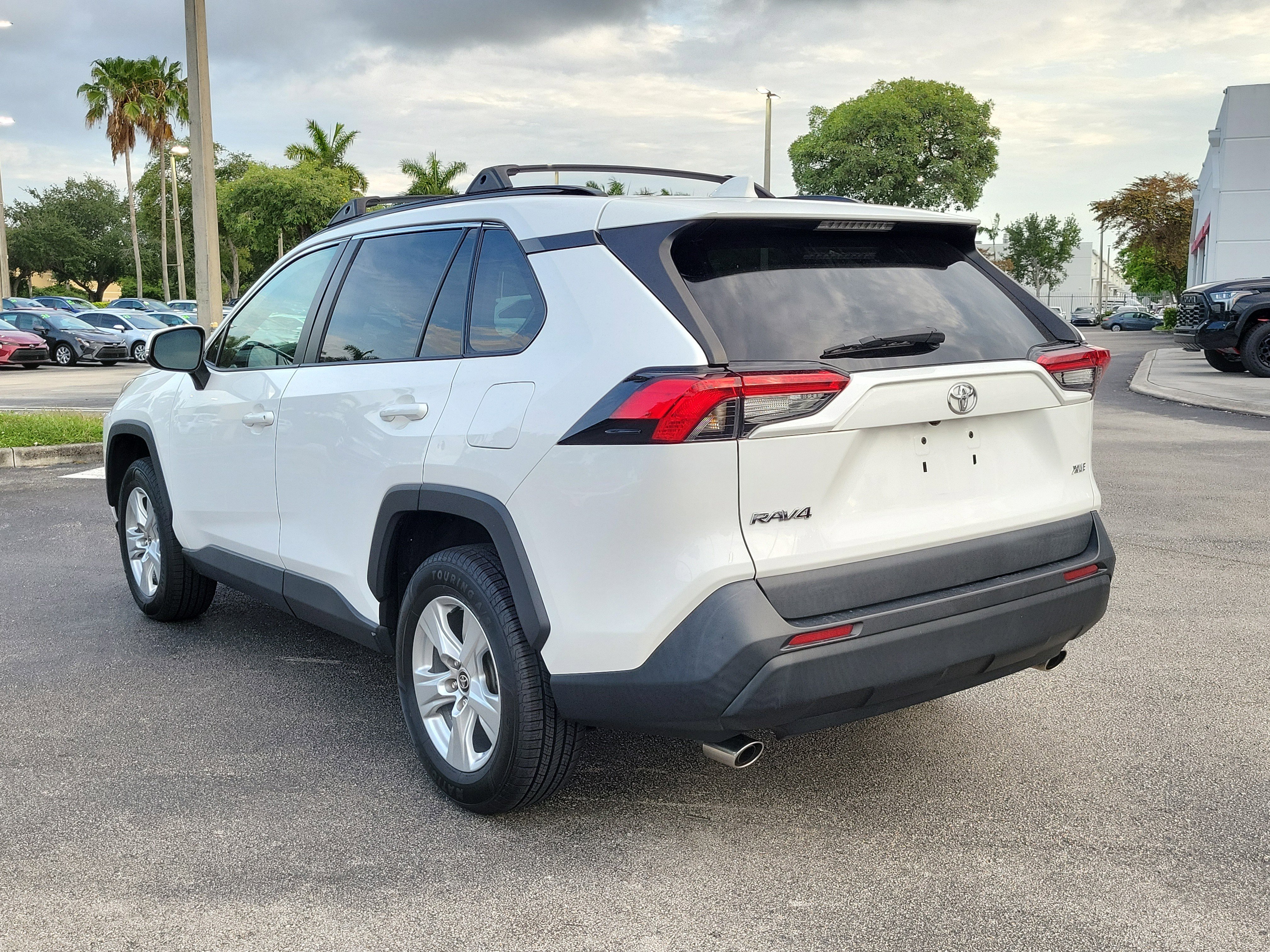 Used 2021 Super White Toyota XLE image 6