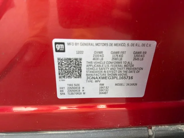 Used 2023 Red Chevrolet RS image 16