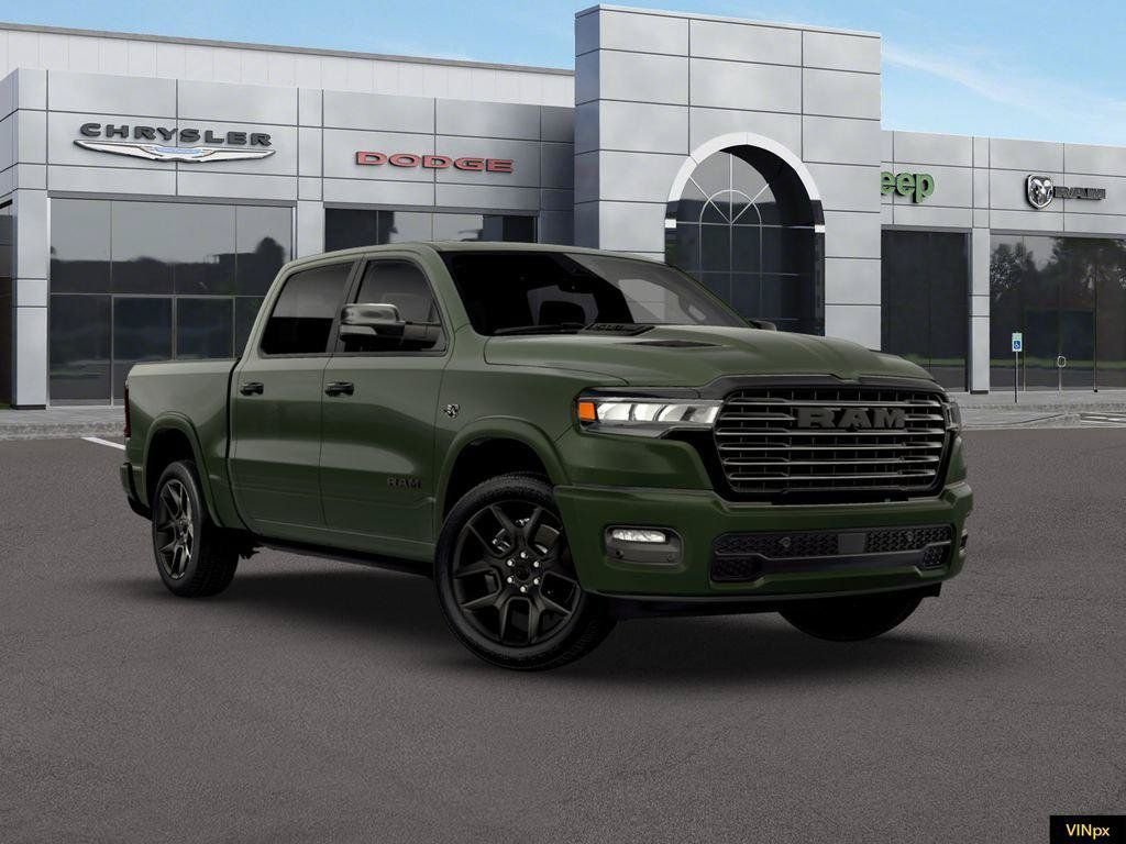 New 2026 Serrano-Green Metallic Exterior Paint RAM Laramie image 11