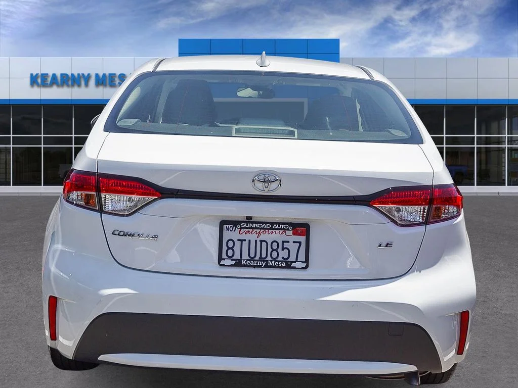 Used 2021 White Toyota LE image 5