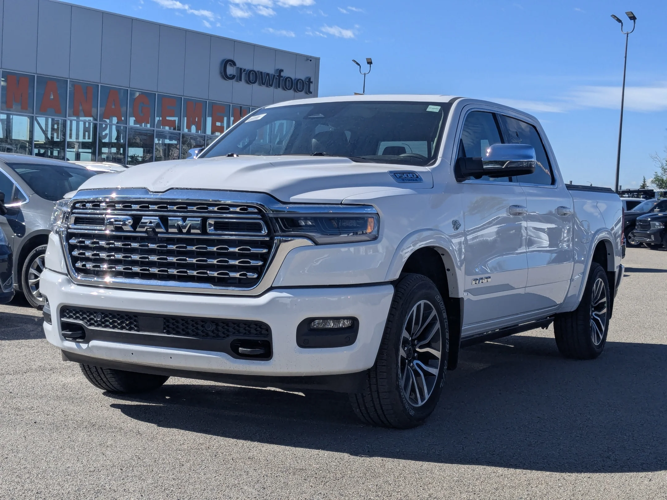 New 2026 White RAM Limited Longhorn - - Longhorn Leather - Body-Colour Bumper Grp - Heated Seats & More! image 4