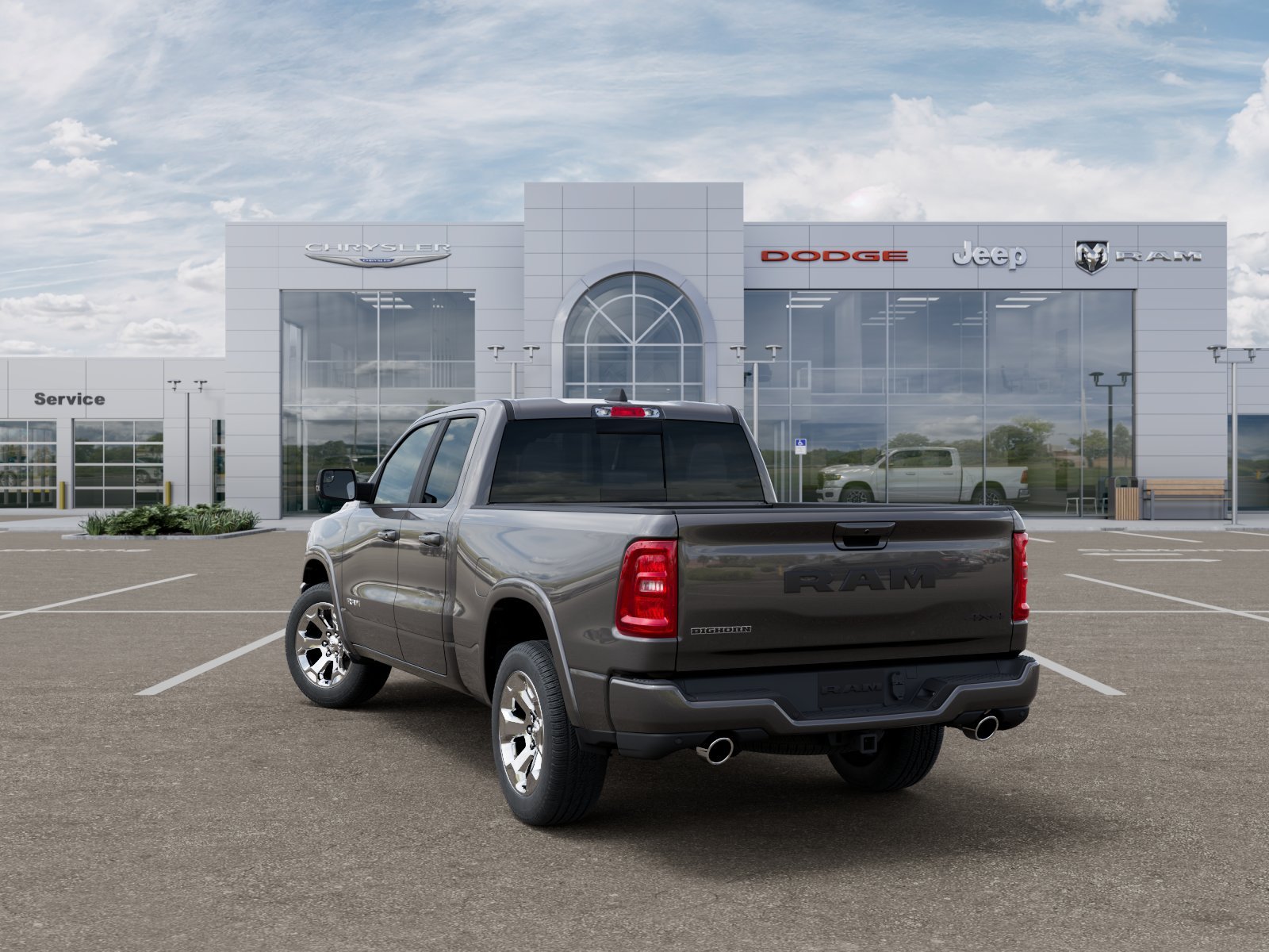 New 2026 Granite Crystal Metallic Clear-Coat Exterior Paint RAM Big Horn/Lone Star image 17
