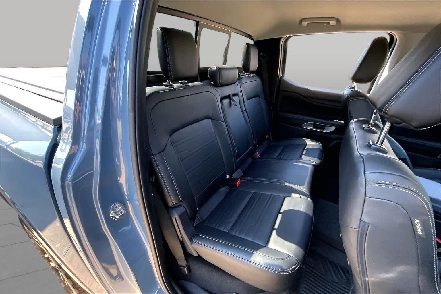 Used 2024 Azure Gray Metallic Tri-Coat Ford LARIAT image 19