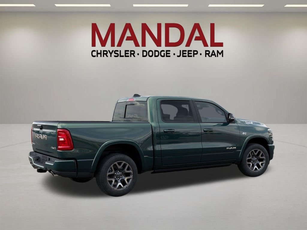 New 2026 Serrano-Green Metallic Exterior Paint RAM Laramie image 4