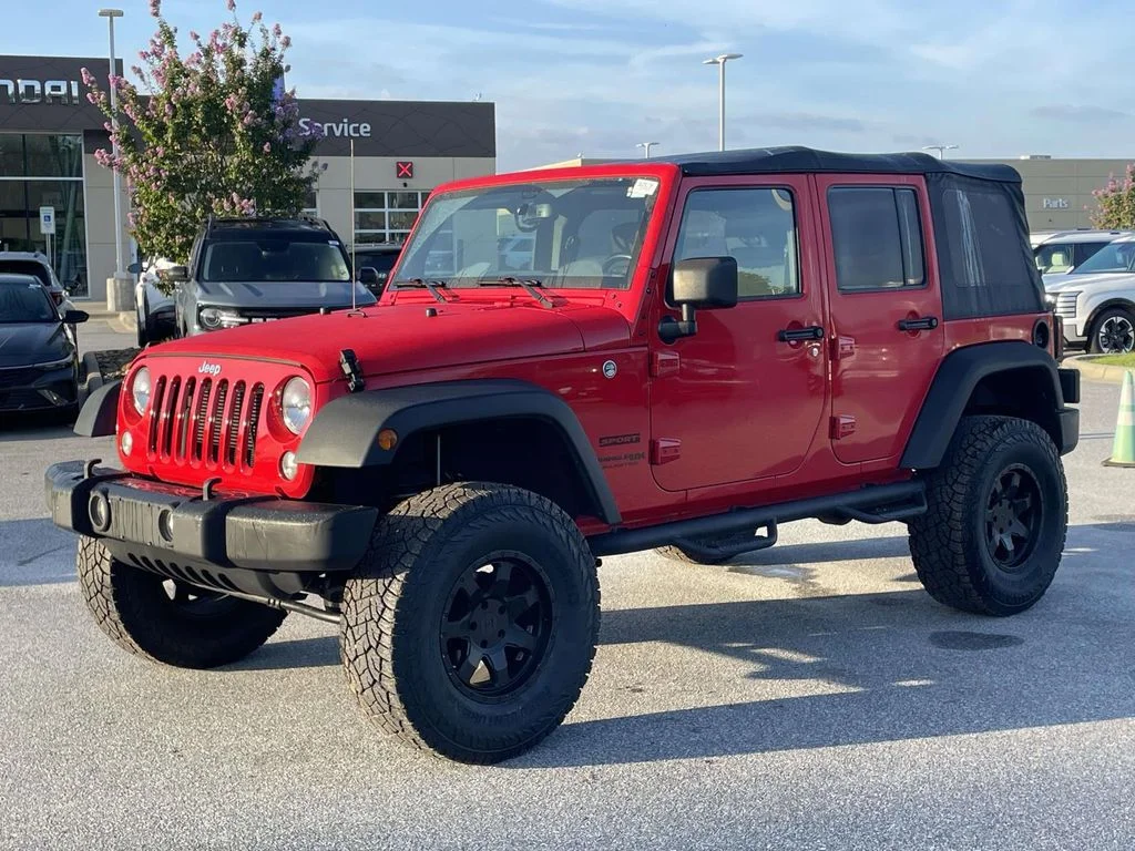 Used 2018 Firecracker Red Clearcoat Jeep Sport S image 21
