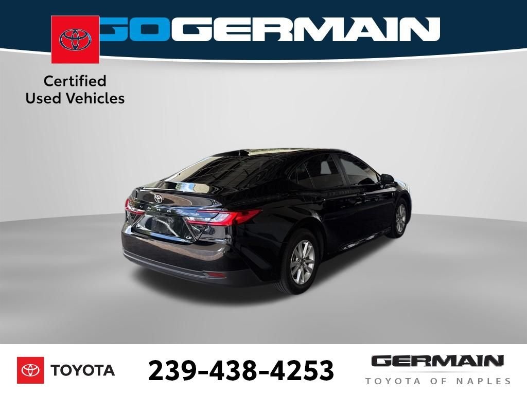 Certified Used 2025 Black Toyota LE image 7
