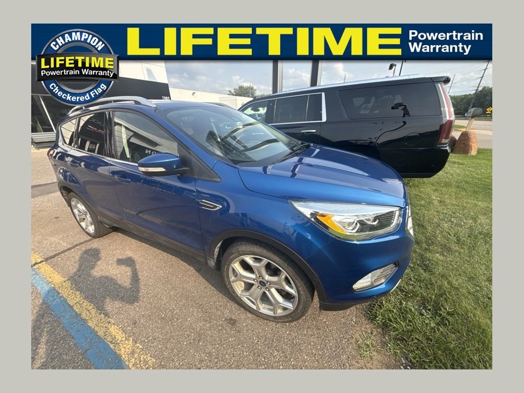 Used 2019 Lightning Blue Metallic Ford Titanium image 1