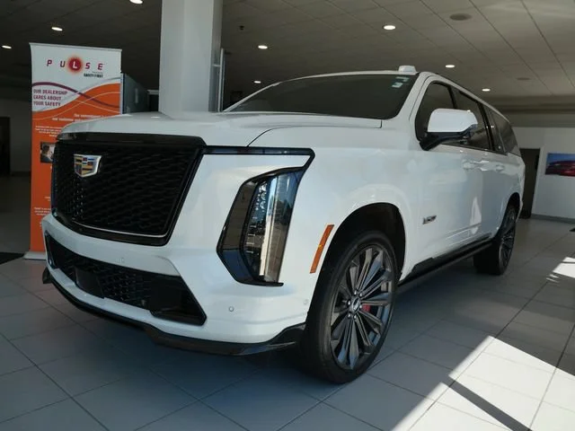 Used 2025 Cadillac Escalade ESV V-Series with VIN 1GYS9SR9XSR367637 for sale in Eden Prairie, Minnesota