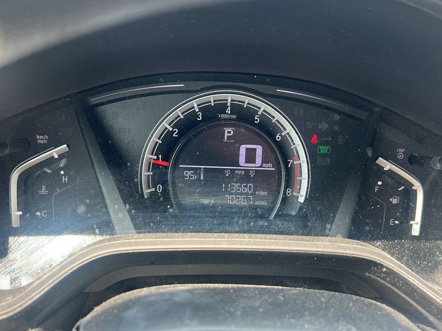 Used 2017 Lunar Silver Metallic Honda LX image 9