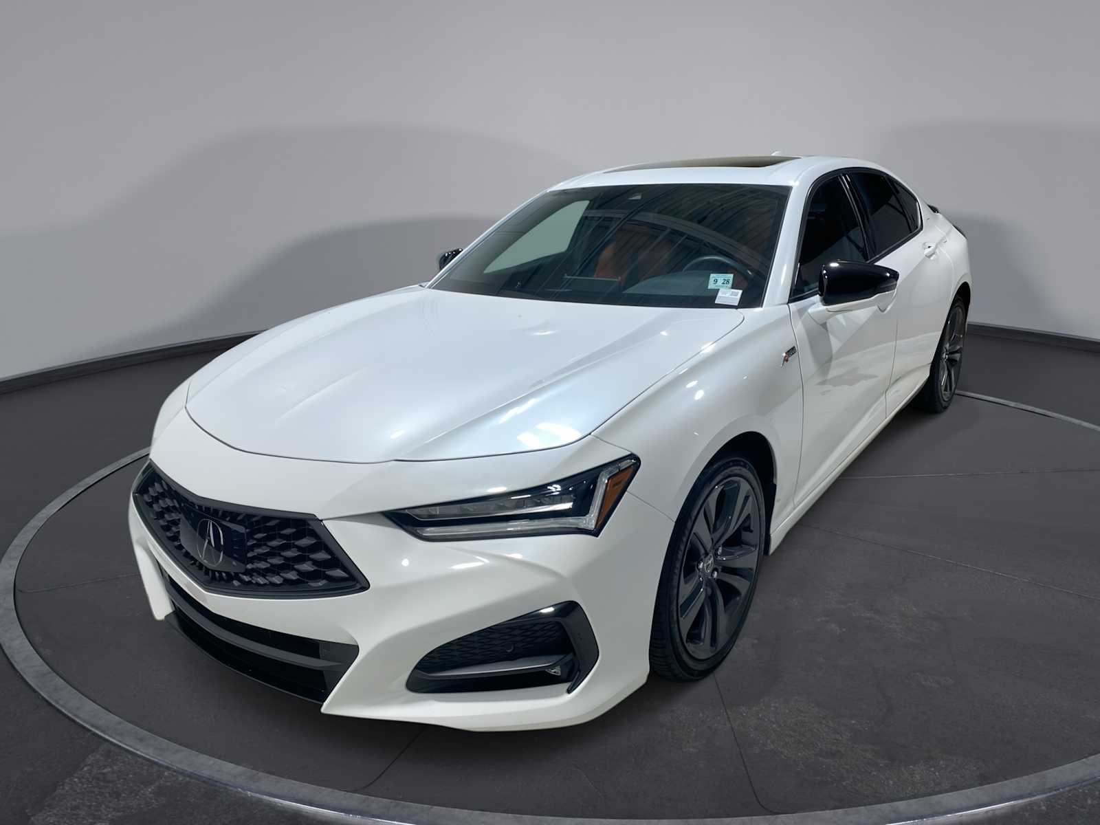 Certified Used 2023 Platinum White Pearl Acura w/A-Spec Package image 1