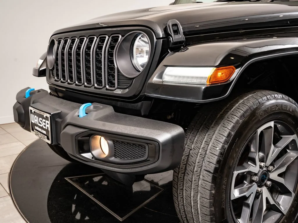 Used 2024 Black Clearcoat Jeep Sport S 4xe image 3