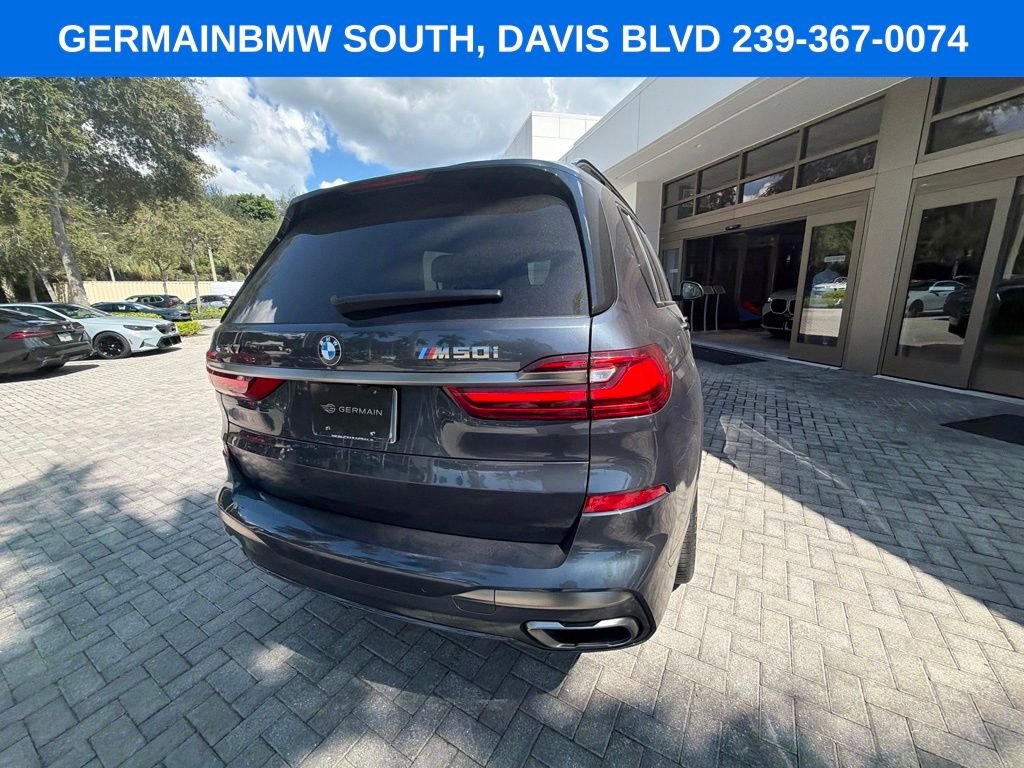 Used 2020 Gray Metallic BMW M50i image 10