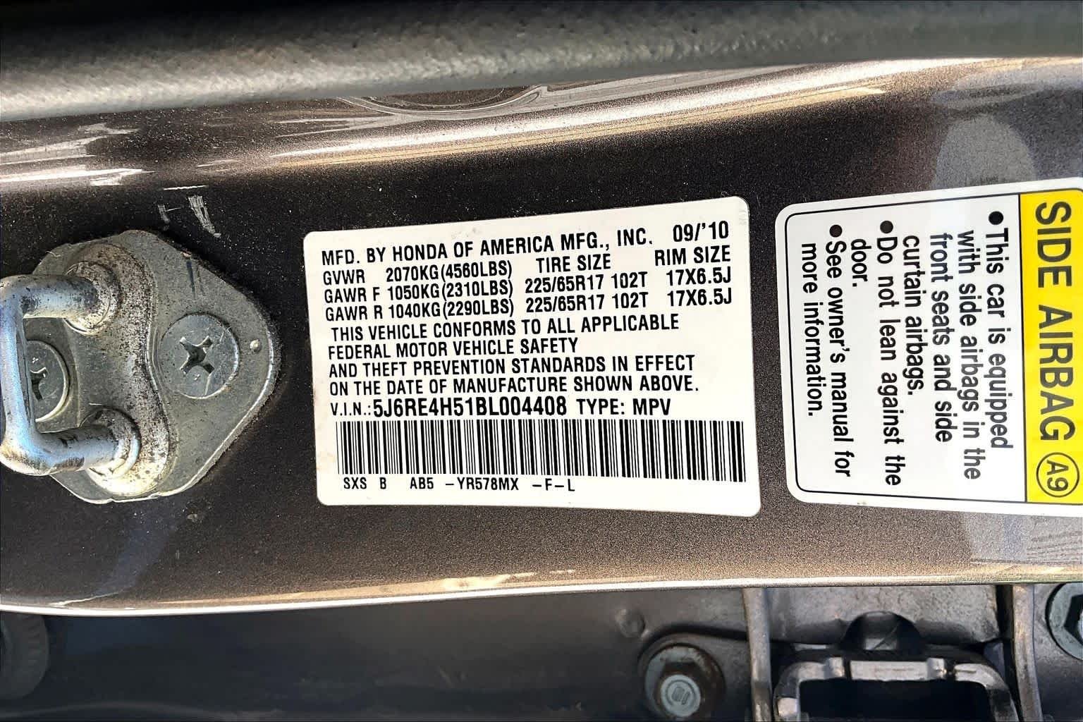 Used 2011 GRAY Honda EX image 29
