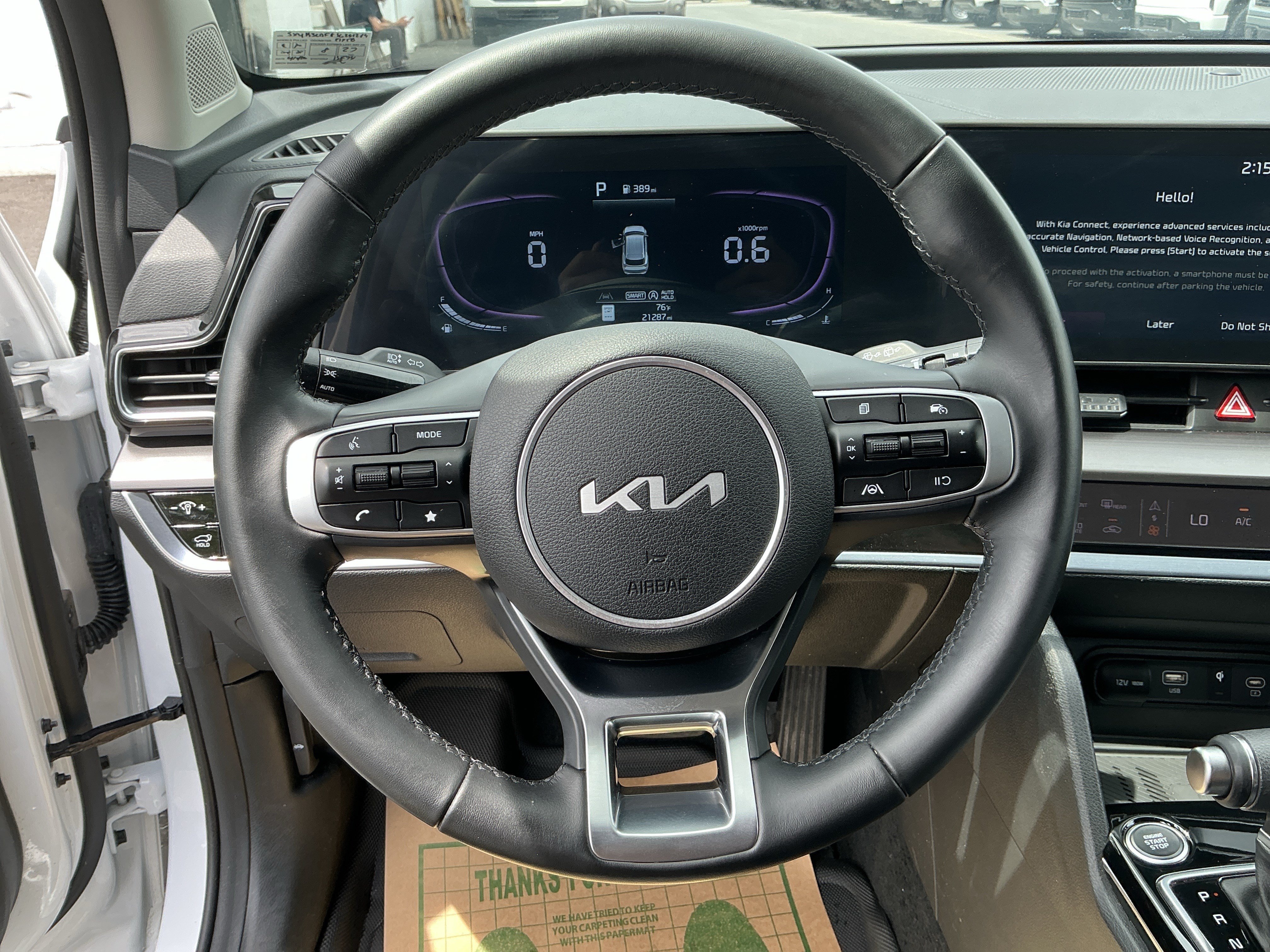 Used 2025 Glacial White Pearl Kia EX image 16