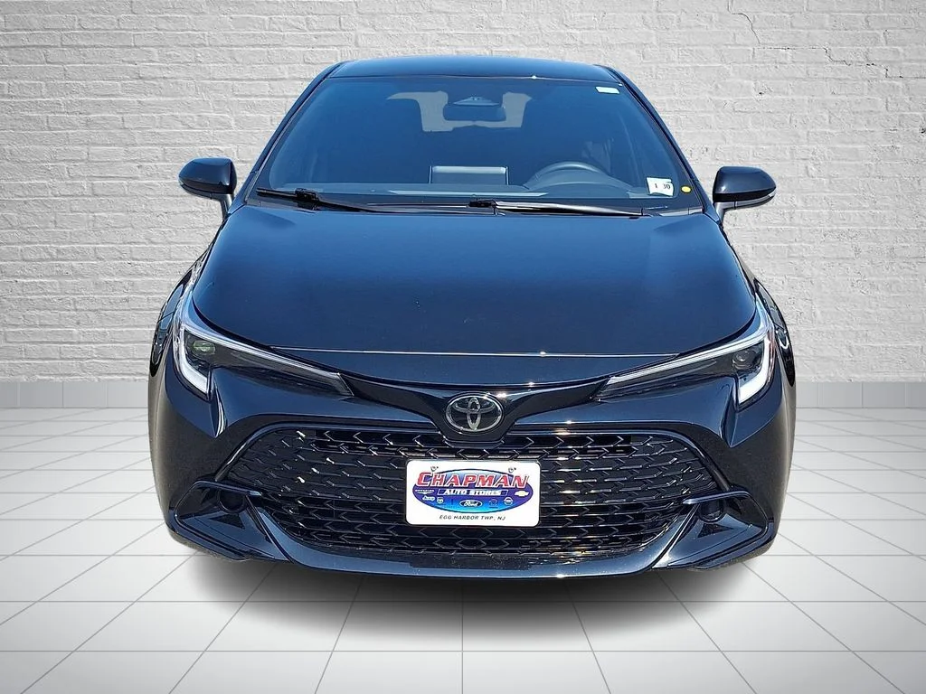 Used 2025 Midnight Black Metallic Toyota SE image 2