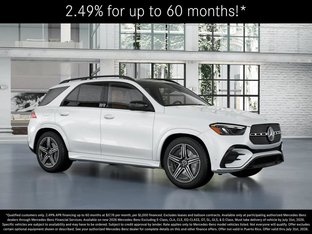 New 2026 MANUFAKTUR Moonlight White Metallic Mercedes-Benz GLE 450 image 12