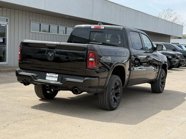 New 2026 Diamond Black Crystal Pearl-Coat Exterior Paint RAM Big Horn/Lone Star image 3