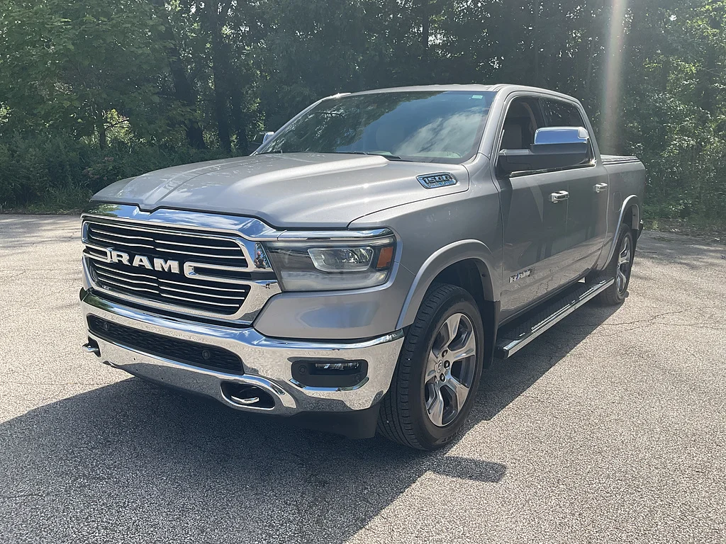 Used 2021 Billet Silver Metallic Clear Coat Ram Laramie image 3