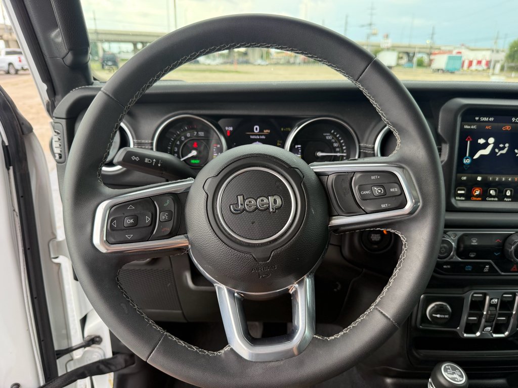 Used 2023 Bright White Clearcoat Jeep Sahara image 24