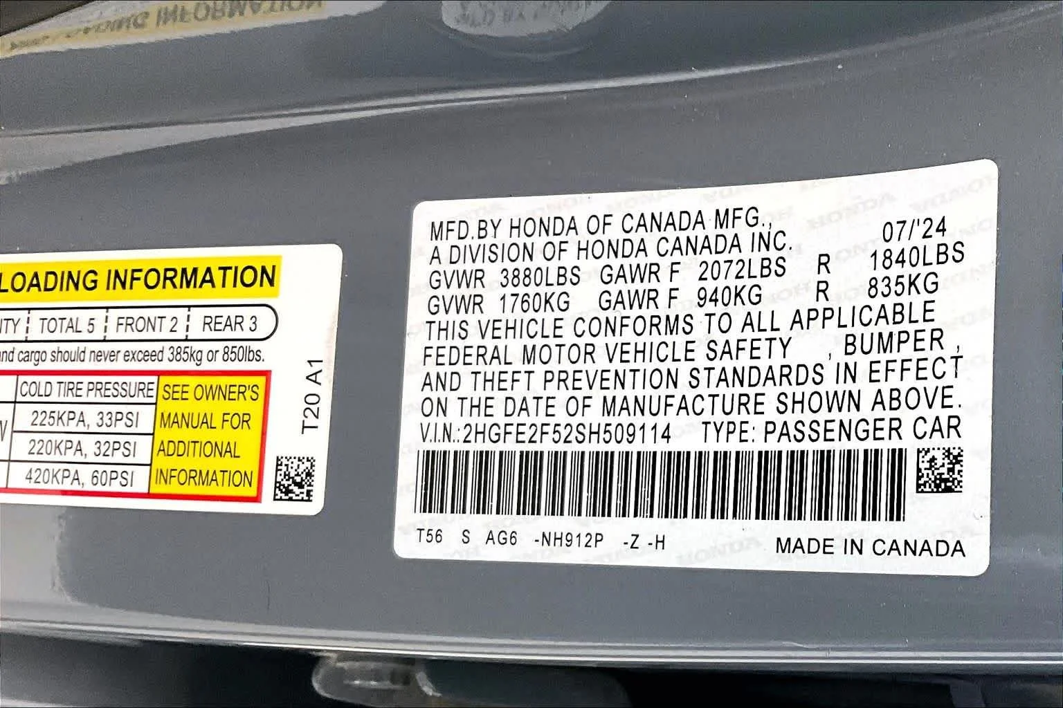 Used 2025 Urban Gray Pearl Honda Sport image 19