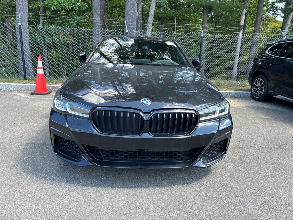 Certified Used 2023 Black Sapphire Metallic BMW M550i xDrive image 2