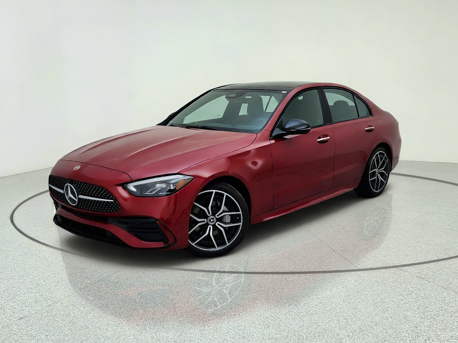 New 2026 MANUFAKTUR Patagonia Red Metallic Mercedes-Benz C 300 Sedan image 1