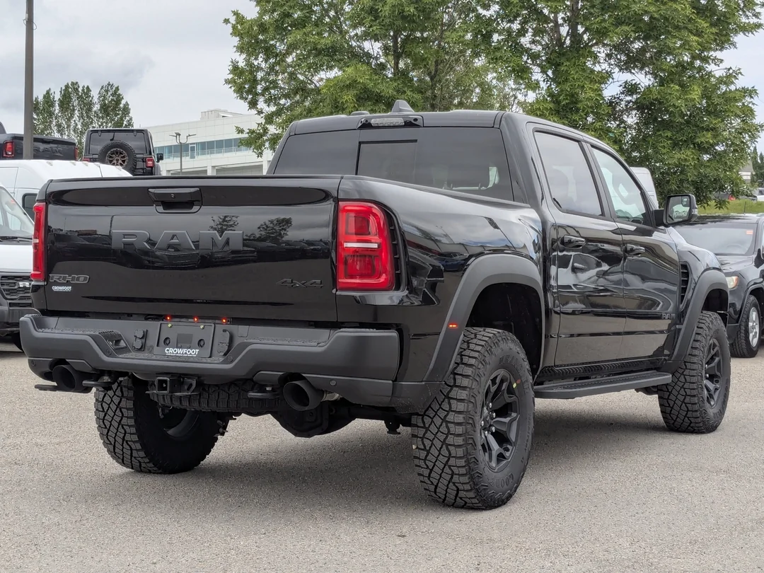 New 2026 Black RAM RHO - - 3.0L Hurricane HO Twin-Turbo - Level 1 Equip Grp - 19-Spkr HK Audio - Vented Seats & More! image 8